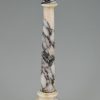 A pair of antique marble columns