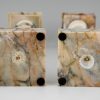 Paire consoles decoratives en marble