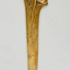 Art Nouveau bronze letter opener with lady