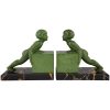 A pair of Art Deco child bookends.