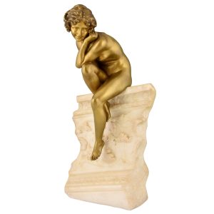 affortunato-gory-art-deco-bronze-sculpture-nude-lady-on-column-1975027-en-max