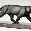 Art Deco panther sculpture