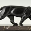 Art Deco panther sculpture