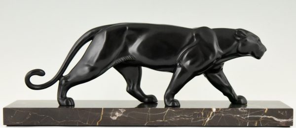 Art Deco panther sculpture