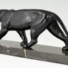 Art Deco panther sculpture