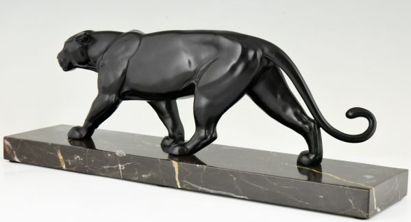 Art Deco panther sculpture