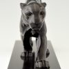 Art Deco panther sculpture.