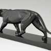 Art Deco panther sculpture.