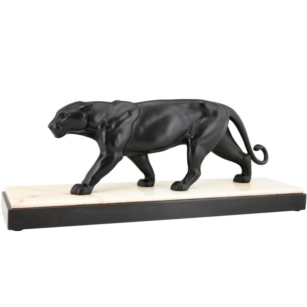 Art Deco sculptuur panter