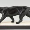 Art Deco sculpture of a panther