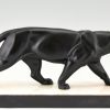 Art Deco sculpture of a panther