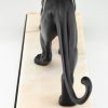 Art Deco sculpture of a panther