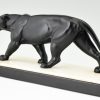 Art Deco sculpture of a panther