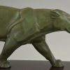 Art Deco Skulptur zwei Panther