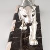 Art Deco silvered sculpture of a walking panther