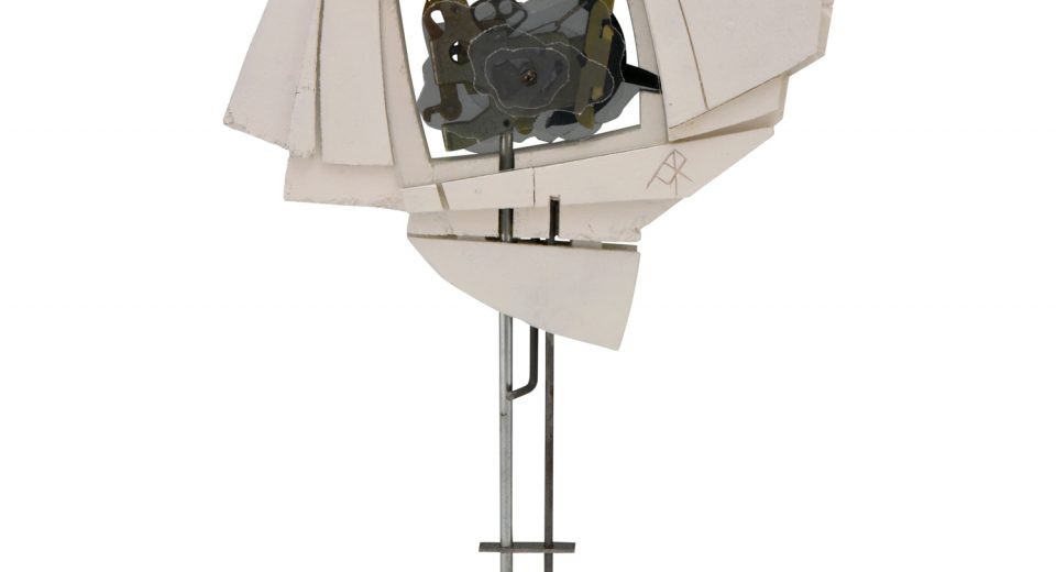 Skulptur Moderne Holz, metal und Plexiglass 1970 Skulptur Moderne Holz, metal und Plexiglass 1970