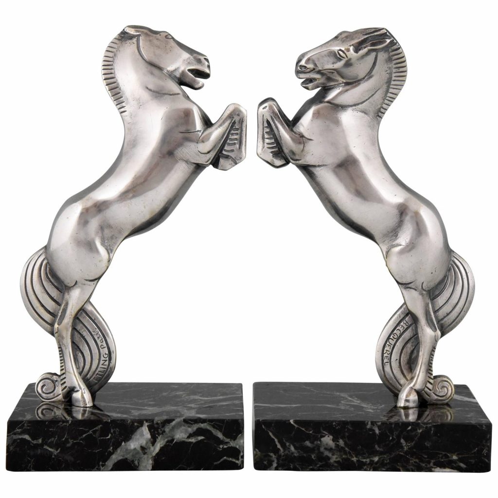 Oversized Art Deco Bronze & Copper Plated Trojan Horse