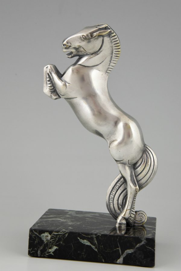 Art Deco bronze horse bookends