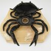 Antique bronze crab inkwell