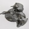 Antique bronze sculpture two cormorants