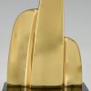 Moderne bronzen sculptuur abstract  L’ocell