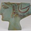 Vase céramique visage de femme