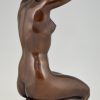 Bronze Skulptur “Die Sinnende” Frauenakt