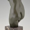 Art Deco bronzen beeld vrouwen torso