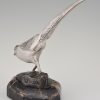 Art Deco bronzen beeld fazant