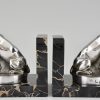 Art Deco bulldog bookends.