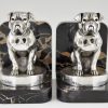 Art Deco bulldog bookends.