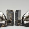 Art Deco bulldog bookends.