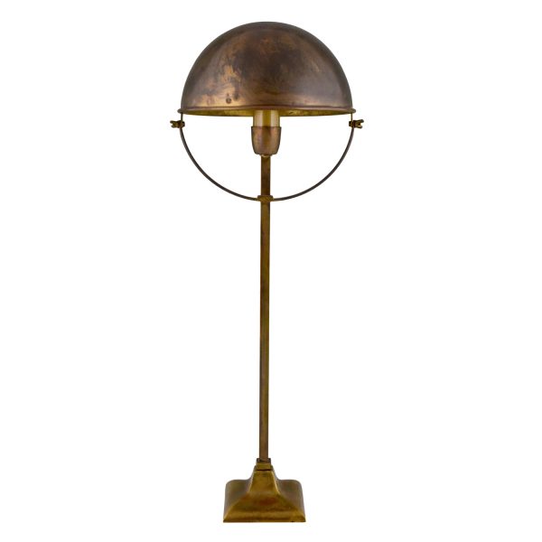 Art Deco Modernist brass desk lamp