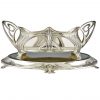 Art Nouveau centerpiece with mirror plateau