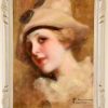 Art Deco painting Pierette