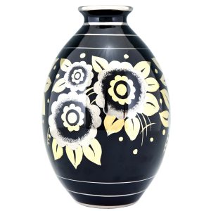 boch-freres-art-deco-ceramic-vase-with-flowers-black-silver-and-gold-4066606-en-max