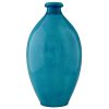 Gosse Keramik Vase Art Deco Blau