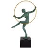 Art Deco sculpture hoop dancer