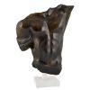 Modern bronzen sculptuur mannen torso