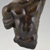 Skulptur Modern Bronze Männlicher Torso