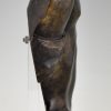 Modern bronzen sculptuur mannen torso