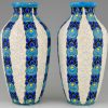 A pair of Art Deco vases by Boch Freres