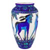 Art Deco ceramic vase with deer