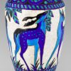 Art Deco Vase Keramik mit Hirsch