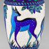 Art Deco ceramic vase with deer