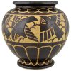 Art Deco Vase mit Vögel