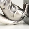 Art Deco silvered bronze squirrel bookends