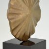 Skulptur Bronze Abstrakt Siebziger Jahre