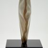 Sculpture bronze abstraite années 70