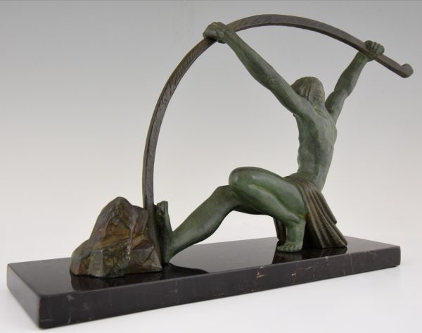 Art Deco sculpture homme “L’age du bronze”